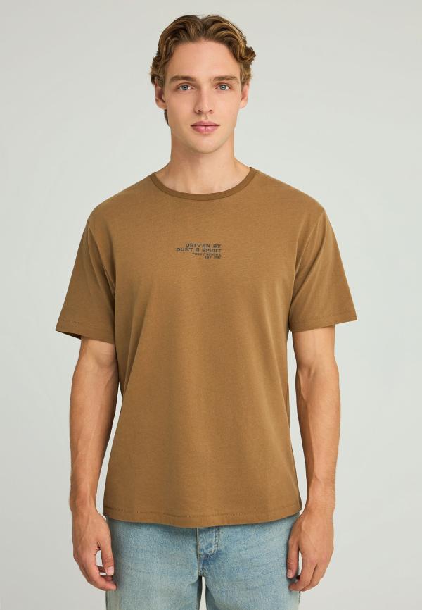 Relaxed fit t-shirt με τύπωμα στην πλάτη