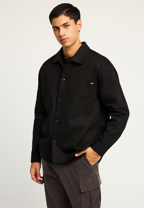 Overshirt casual ανδρικό πουκάμισο με τσέπες στο στήθος