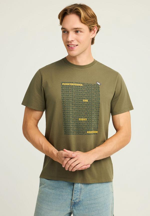 T-shirt με Funky Buddha τύπωμα