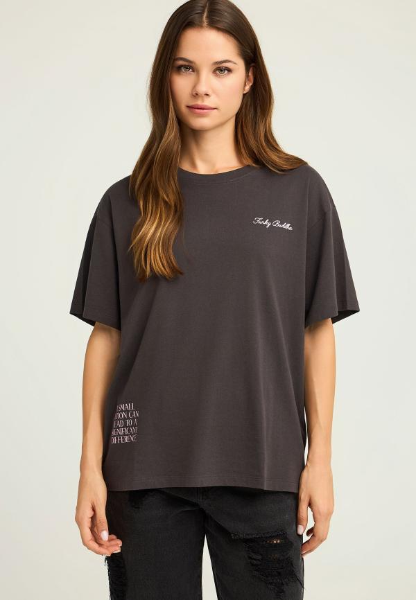 Τ-shirt με τύπωμα στην πλάτη text artwork