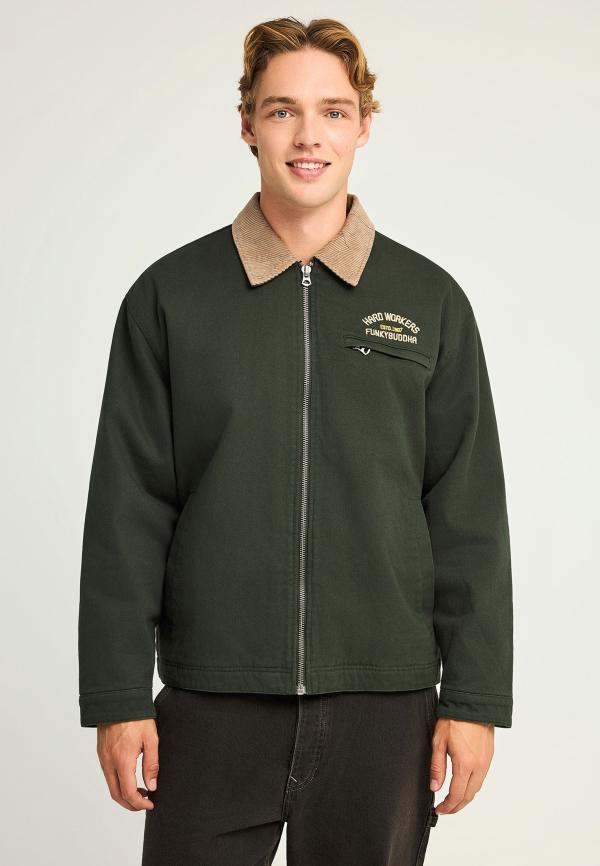 Comfort fit ανδρικό μπουφάν με γιακά