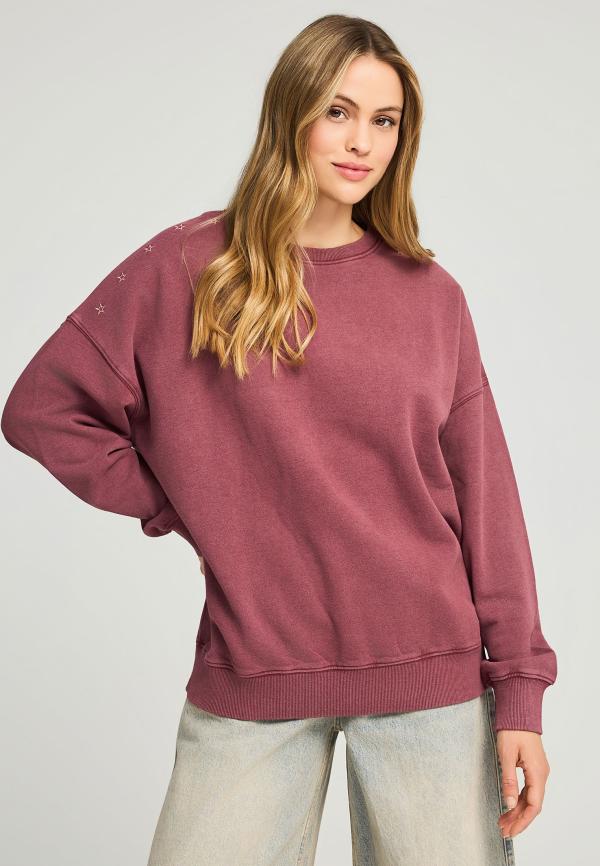 Relaxed fit φούτερ με τύπωμα