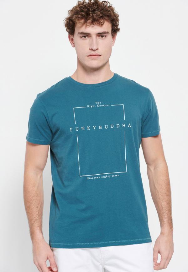 T-shirt με minimal branded τύπωμα