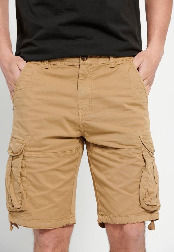 Garment dyed cargo βερμούδα