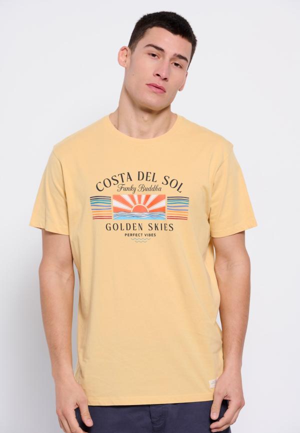 T-shirt από οργανικό βαμβάκι με τύπωμα