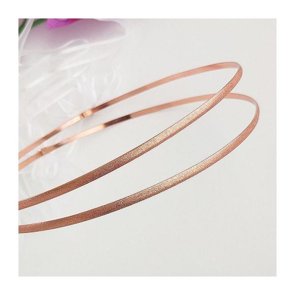 Στέφανα Γάμου απλά ματ Rose Gold ST189