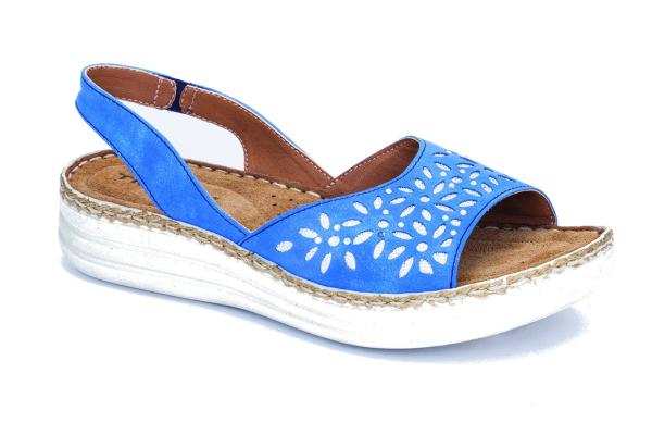 Ανατομικό γυναικείο δερμάτινο πέδιλο SaveYour Feet 7004