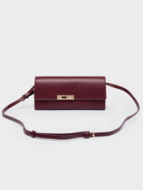 NOLAH ΓΥΝΑΙΚΕΙΑ ΤΣΑΝΤΑ GABRIELLE BURGUNDY GOLD