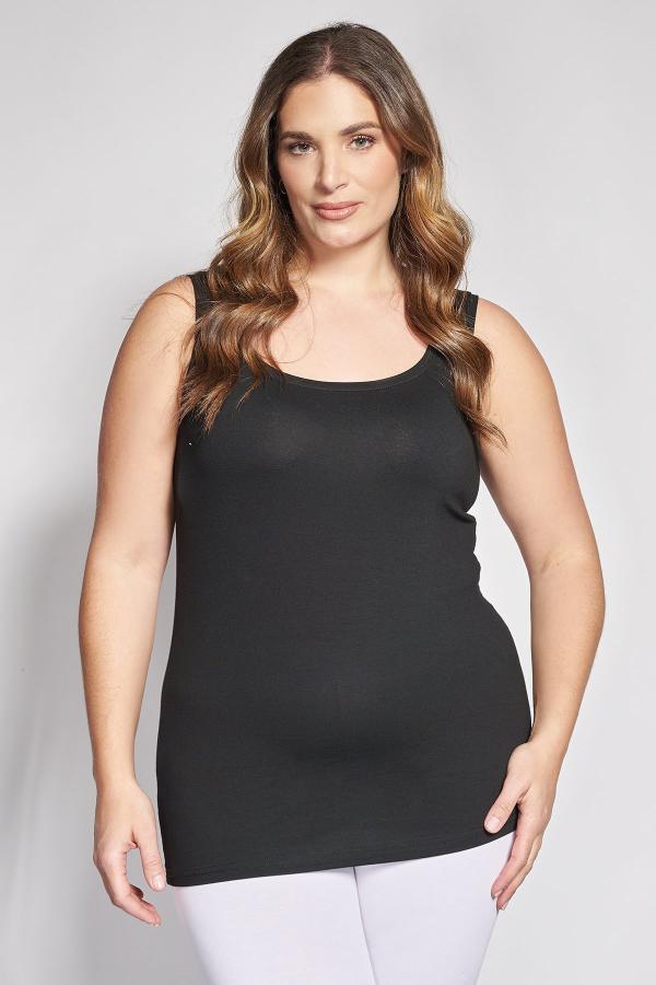 Basic αμάνικο top
