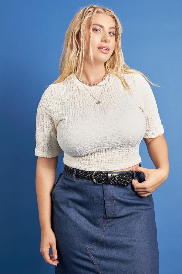 PRBT Cropped τοπ γκοφρέ