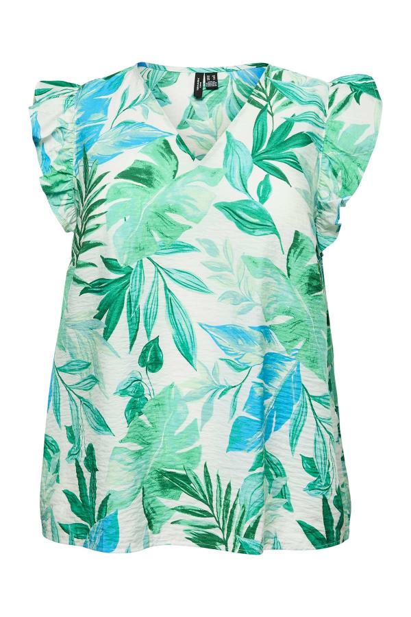 Εμπριμέ μπλούζα VERO MODA