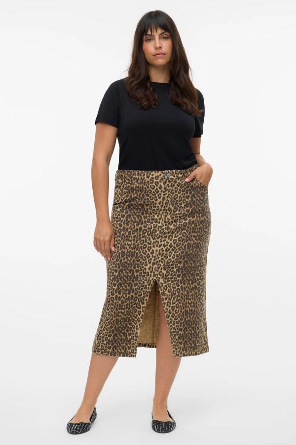 Μακριά φούστα σε animal print VERO MODA