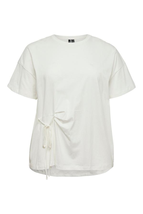 T-Shirt από Οργανικό Βαμβάκι με Δέσιμο στη Μέση VERO MODA