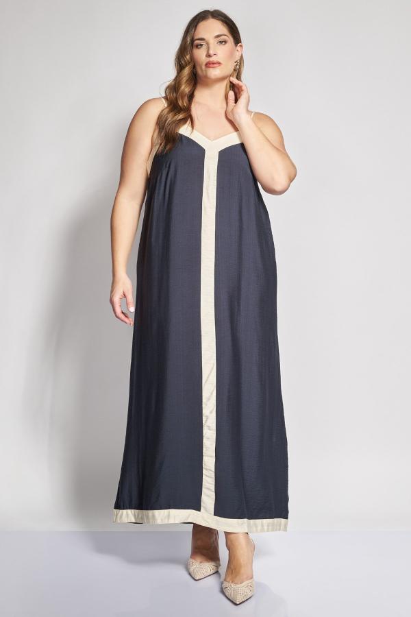 Μάξι φόρεμα με τιράντες και φάσα VERO MODA