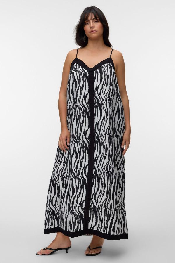 Μάξι φόρεμα με τιράντες και φάσα VERO MODA