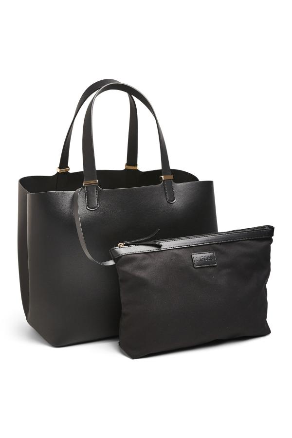 Ευρύχωρη τσάντα shopper με εσωτερικό αφαιρούμενο τσαντάκι νεσεσέρ